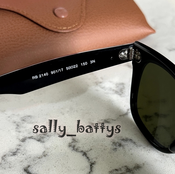 RayBan (Store Display) Wayfarer Blue Mirror RB2140 - Picture 9 of 17